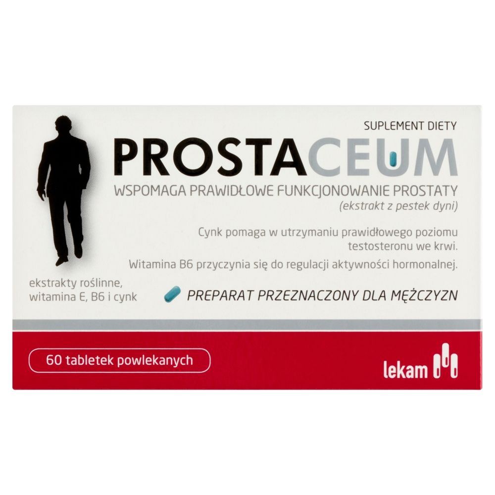 Экстракт семян тыквы и пальмы сабаль Prostaceum, с цинком, для мужчин, 60 таблеток