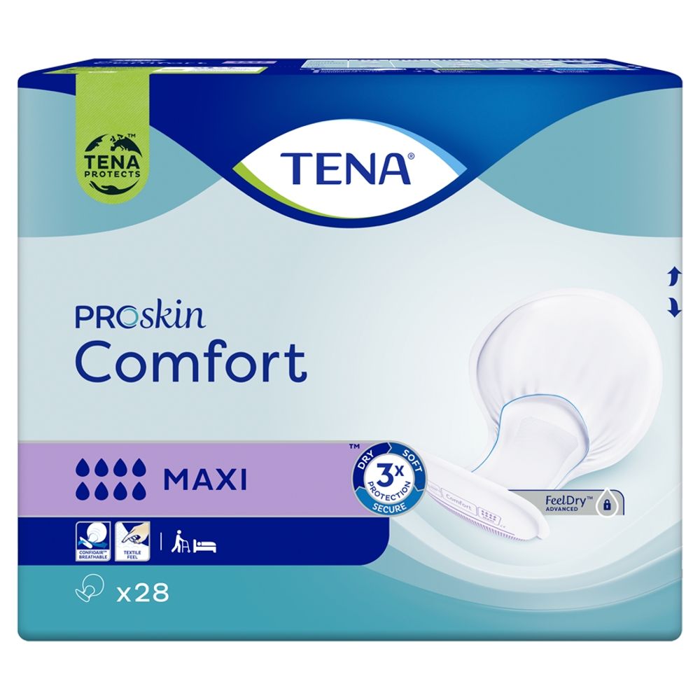 Подгузники-трусики для взрослых Tena Comfort ProSkin Maxi, дышащие, 28 шт