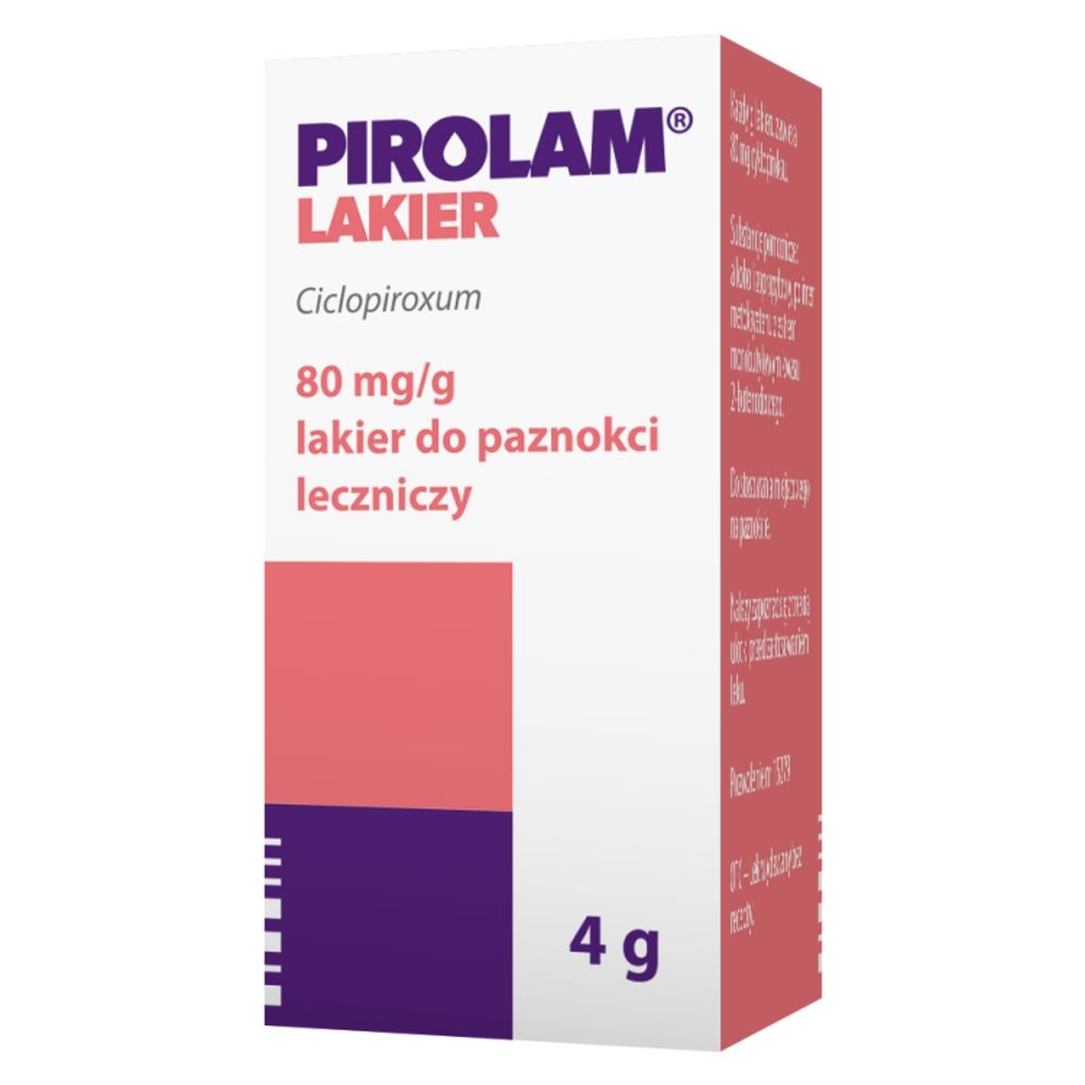 Циклопирокс Pirolam 80 мг в 1 г, лак для ногтей, 4 г