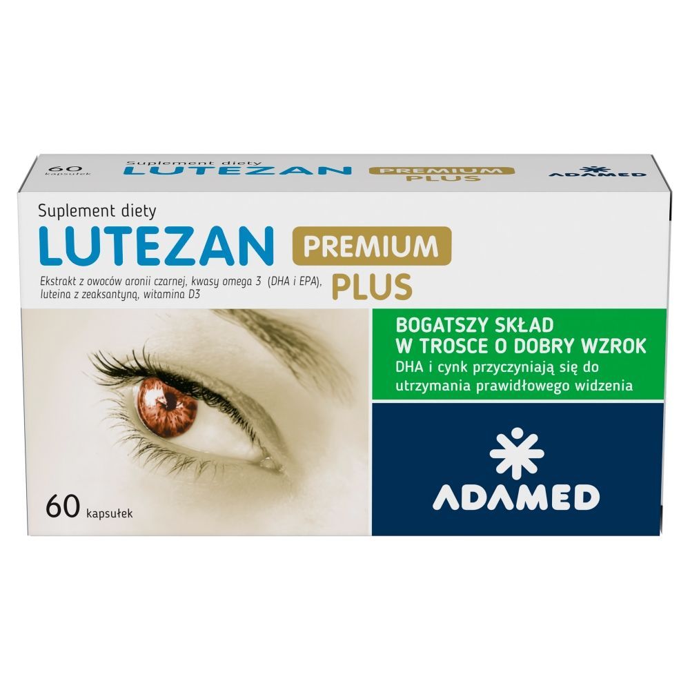Лютеин и зеаксантин Lutezan Premium Plus, с омега-3, для зрения, 60 капсул — фото 2