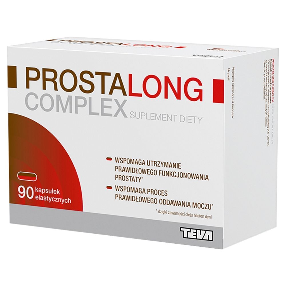 Комплекс для мужчин Teva Prostalong Complex с маслом тыквы и пальмой сабаль, 90 капсул — фото 2