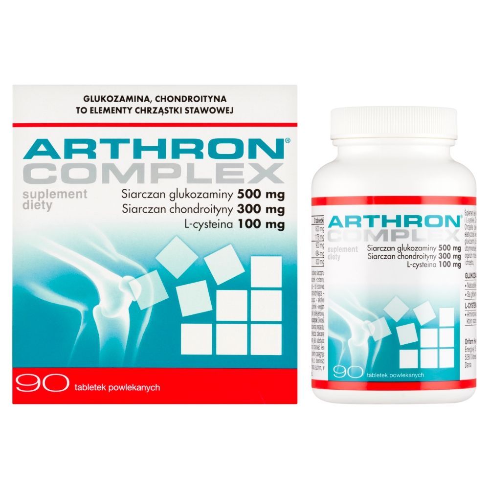 Глюкозамин и хондроитин Arthron Complex, с L-цистеином, 90 таблеток — фото 2