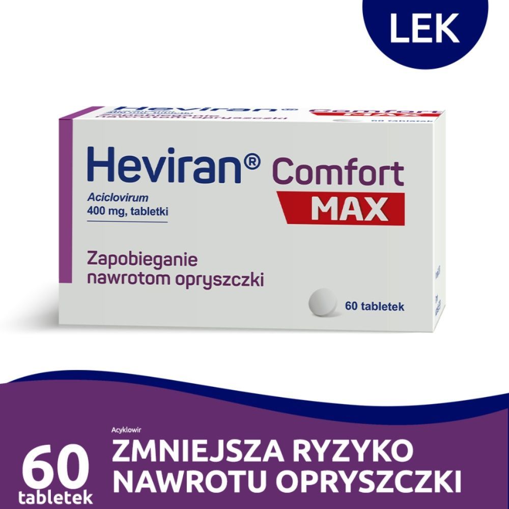 Ацикловир Heviran Comfort Max 400 мг, 60 таблеток — фото 3