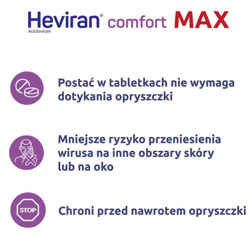 Ацикловир Heviran Comfort Max 400 мг, 60 таблеток — фото 5