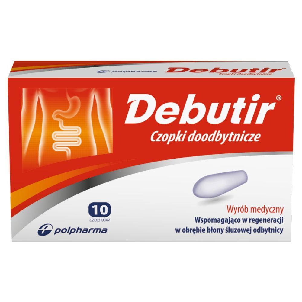Ректальные суппозитории Debutir с бутиратом натрия, 10 штук — фото 2
