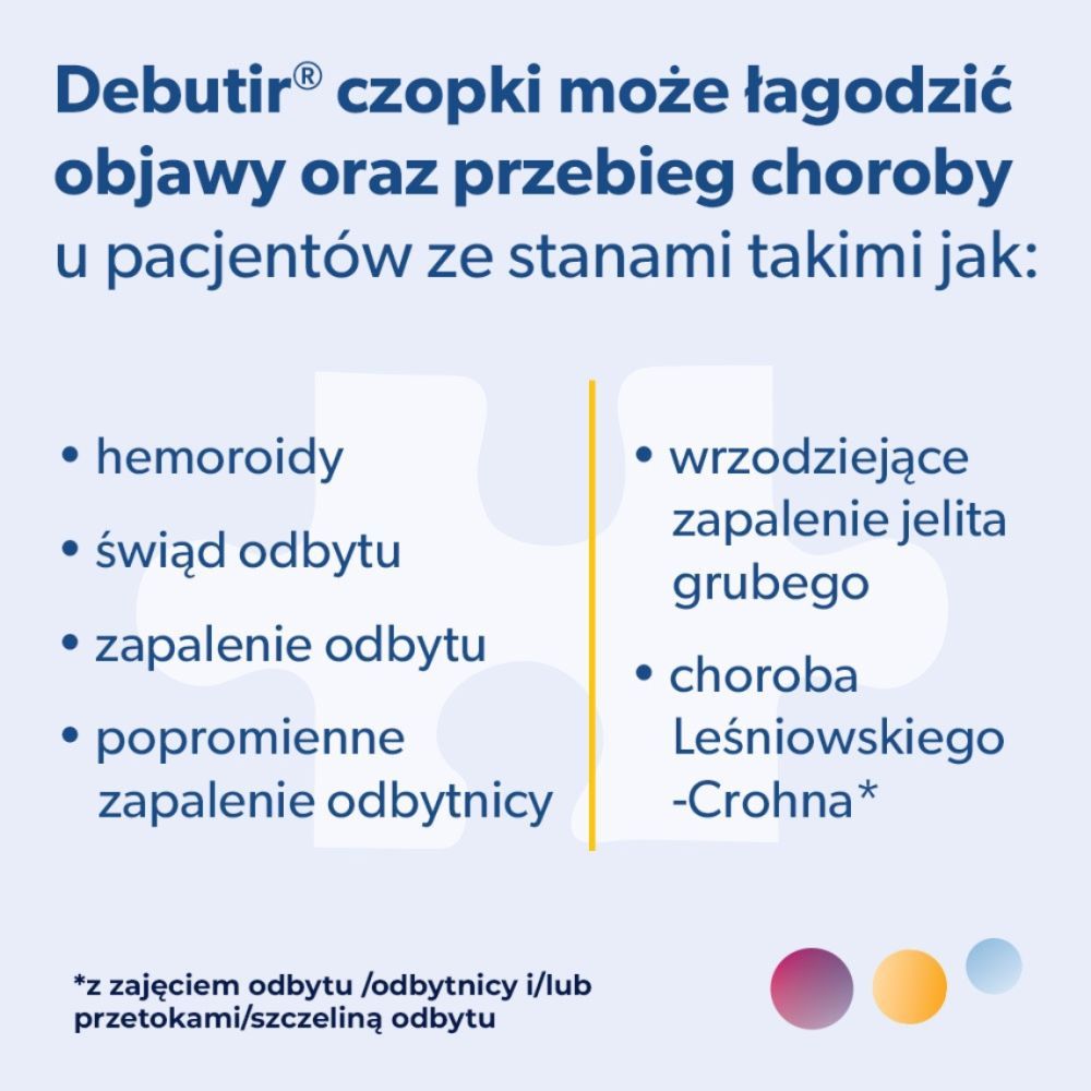 Ректальные суппозитории Debutir с бутиратом натрия, 10 штук — фото 5