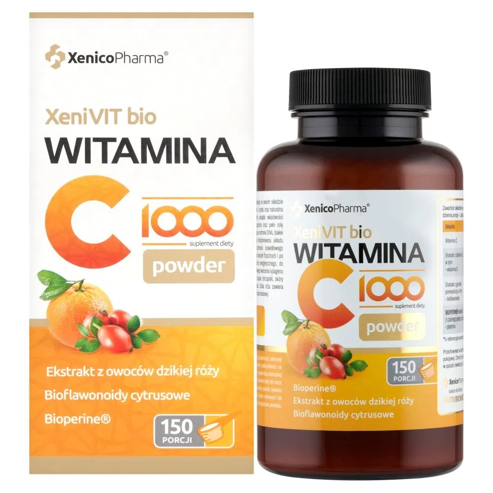 Витамин C в порошке Xenico XeniVit Bio Vitamin C 1000, 1000 мг, 150 порций — фото 2