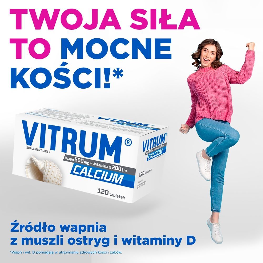 Кальций с витамином D3 Vitrum Calcium 500 мг, 120 таблеток — фото 4