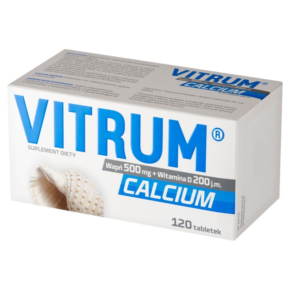 Кальций с витамином D3 Vitrum Calcium 500 мг, 120 таблеток — фото 3