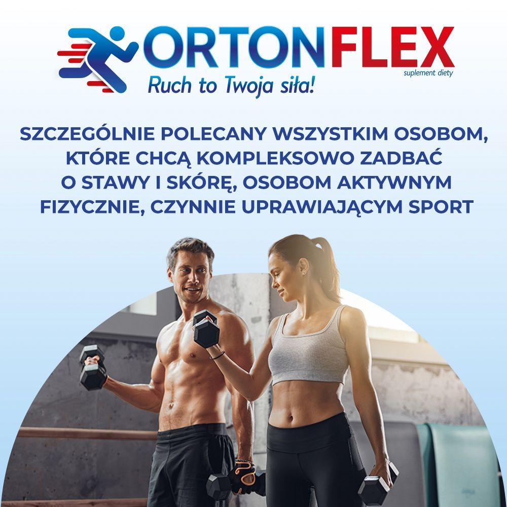 Коллаген и глюкозамин Orton Flex, для суставов, порошок, вкус чёрная смородина, 34 саше — фото 4