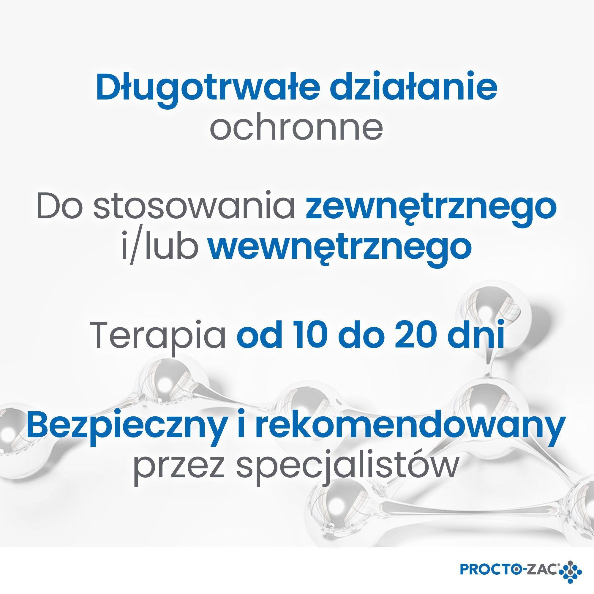 Проктологический крем Procto-Zac Silver с гиалуроновой кислотой и алоэ, 25 мл — фото 6