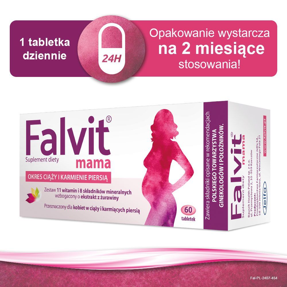 Витамины для беременных и кормящих Falvit Mama, с экстрактом клюквы, 60 таблеток — фото 6