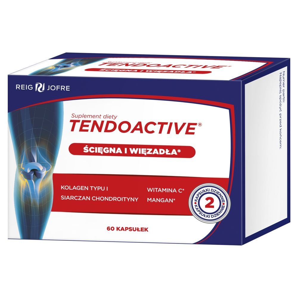Хондроитин с коллагеном I типа Tendoactive, для сухожилий и связок, 60 капсул — фото 3