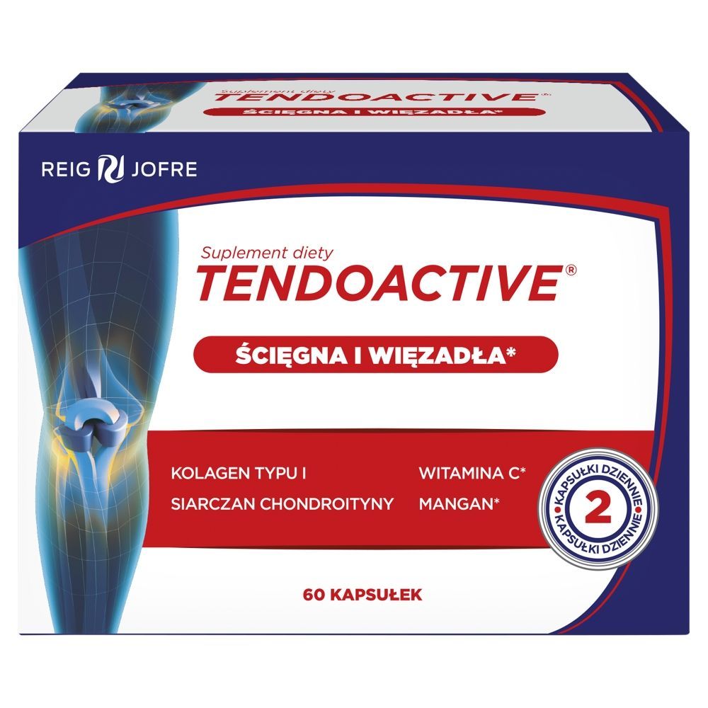 Хондроитин с коллагеном I типа Tendoactive, для сухожилий и связок, 60 капсул — фото 2