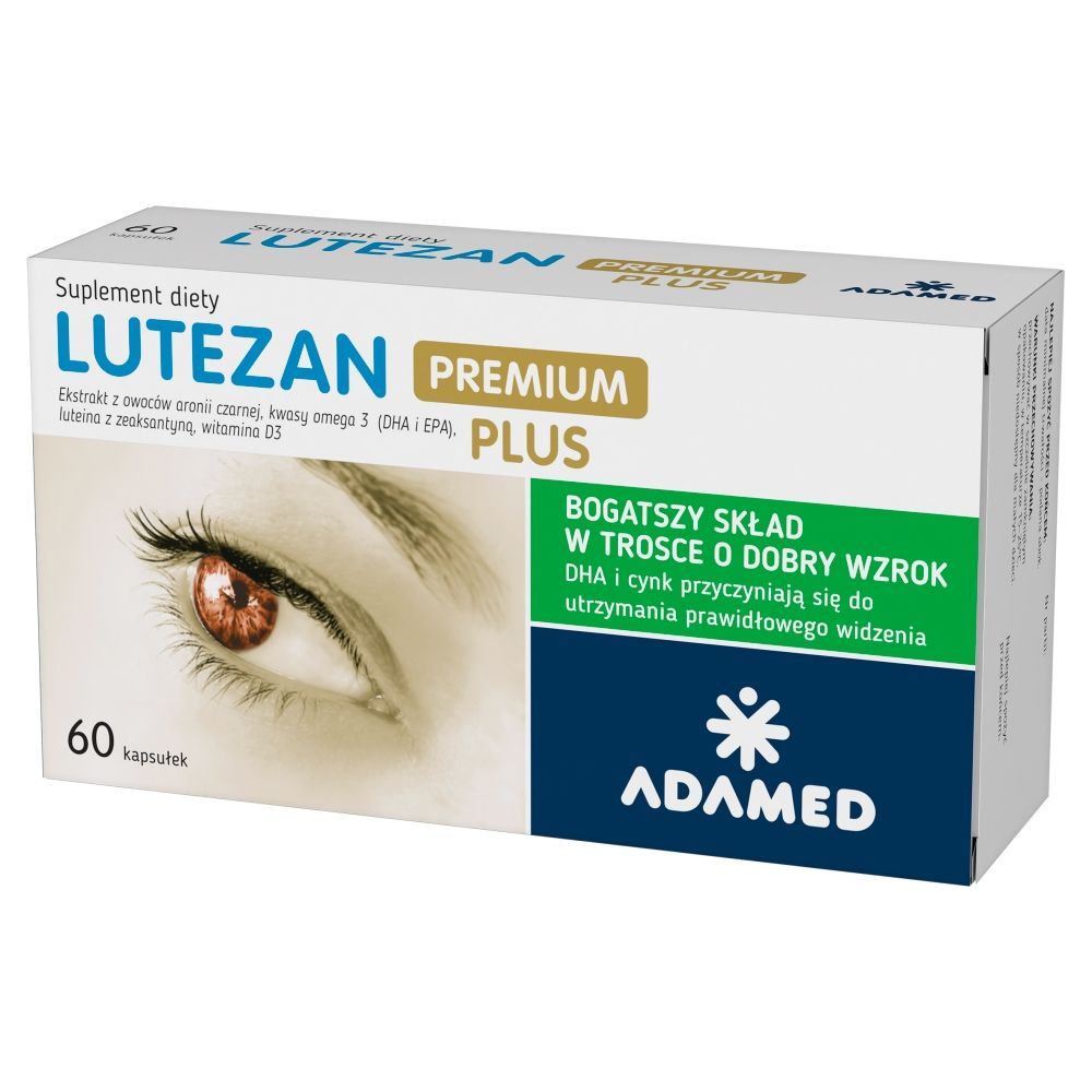 Лютеин и зеаксантин Lutezan Premium Plus, с омега-3, для зрения, 60 капсул — фото 3