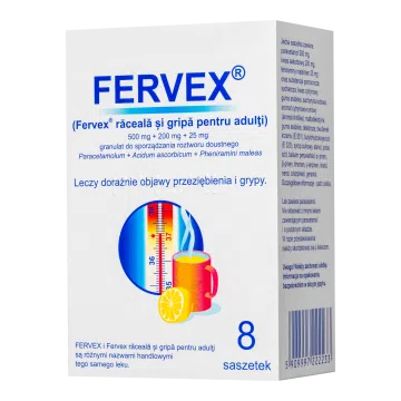 Fervex,gran.d/sp.roztw.doust.,(i.row),Delf,Rum,13,1g,8sasz