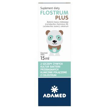 Flostrum Plus, krople, 15 ml