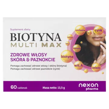 Biotyna Multi Max, tabletki, 60 szt.