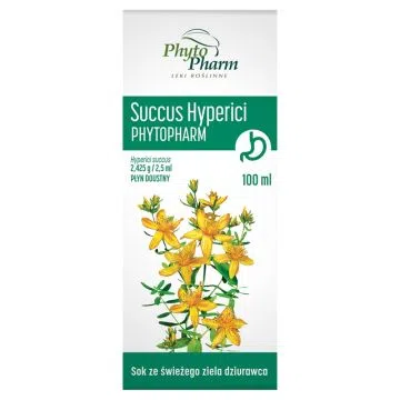 Succus Hyperici, (Sok z dziurawca), 100 ml