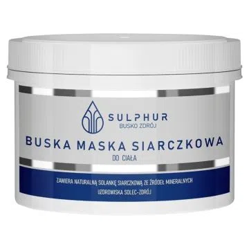 Sulphur Zdrój, buska maska siarczkowa do ciała, 500 g