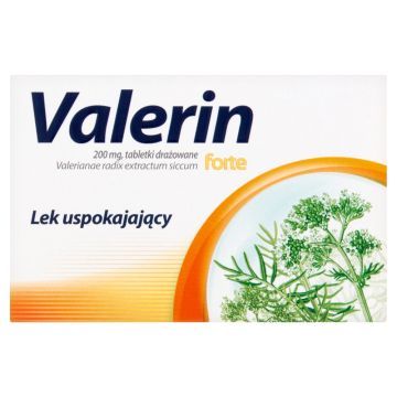 Valerin forte, 200 mg, tabletki drażowane, 15 szt.