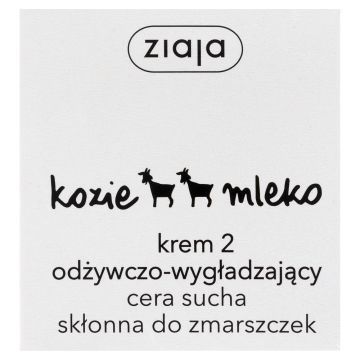 Ziaja Kozie Mleko, krem 2, odżywianie i wygładzanie do cery suchej, 50 ml