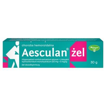 Hemoroidal, (50 mg+5 mg)/g, żel doodbytniczy, 30 g