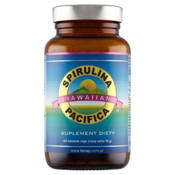 Spirulina Pacifica, 500 mg, tabl., 180 szt