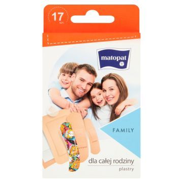 Plastry zestaw Family, 17 szt. (Matopat)
