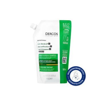 Vichy Dercos DS, szampon przeciwłupieżowy, włosy suche, refill, 500ml
