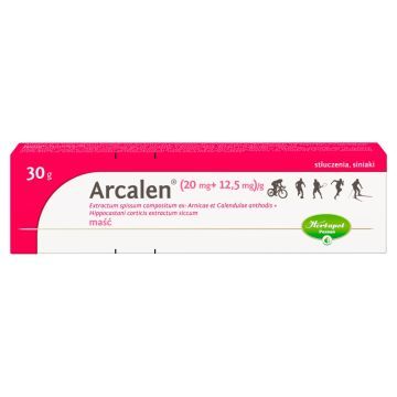 Arcalen, (20 mg + 12,5 mg)/g, maść na skórę, 30 g
