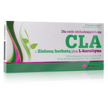 Olimp CLA z zieloną herbatą plus L-karnityna, kapsułki, 60 szt.