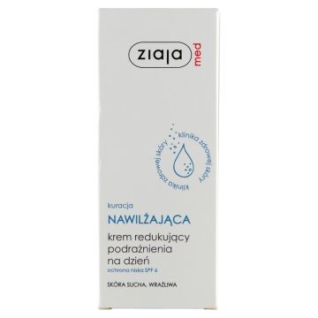 Ziaja Med Nawilżająca, krem redukujący podrażnienia na dzień, 50 ml