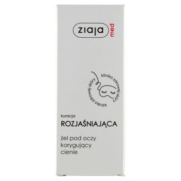 Ziaja Med, żel pod oczy korygujący cienie, 15 ml