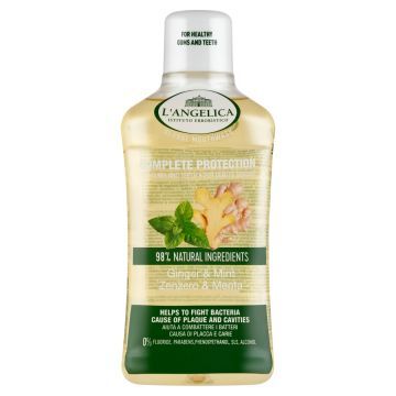 L`Angelica, plyn, do hig.j.ustnej, z imbirem i mieta, 500 ml