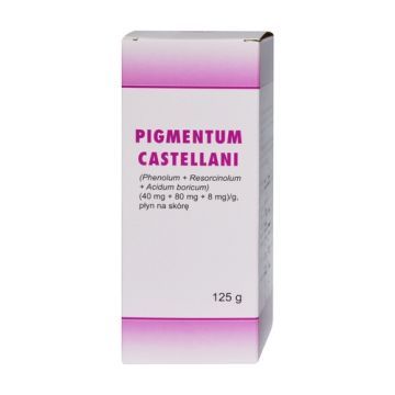 Pigmentum Castellani, plyn na skore,125 g