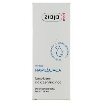Ziaja Med Kuracja Nawilżająca, lano-krem na dzień i na noc, 50 ml