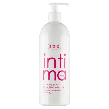 Ziaja Intima, kremowy płyn do higieny intymnej z kwasem mlekowym, 500 ml