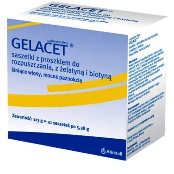 Gelacet, saszetki z proszkiem do rozpuszczenia, 21 szt.
