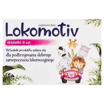 Lokomotiv, drażetki, 8 szt.