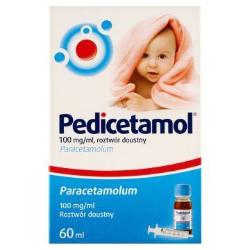 Pedicetamol, 100 mg/ml, roztwór doustny, 60 ml