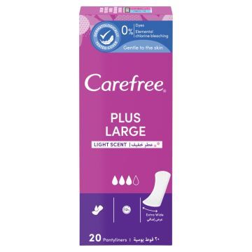 John. Carefree Plus Large, wklad., 20 szt