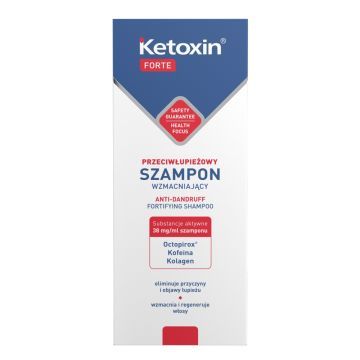 Ketoxin Forte Nowa Form., szamp, wzmac,p/lup.,200ml