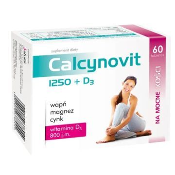 Calcynovit 1250+D3, tabletki, 60 szt.