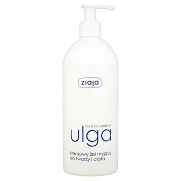 Ziaja Ulga Dla Sk.Wrazl, zel,kremowy,myj.,d/tw,ciala, 400 ml