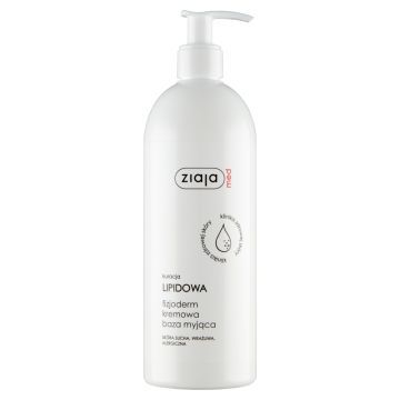 Ziaja Med Kuracja Lipidowa Fizjoderm, kremowa baza myjąca, skóra bardzo wrażliwa, alergiczna, 400 ml