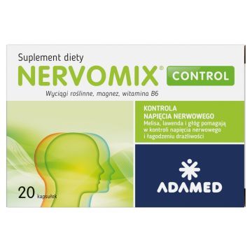 Nervomix Control, kapsułki, 20 szt.