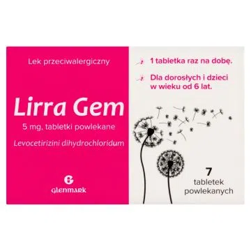 Lirra Gem, 5 mg, tabletki powlekane, 7 szt.