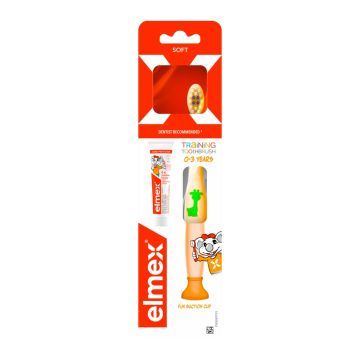 Elmex Nauka, szczoteczka, (0-3 lat), miękka, 1 szt.