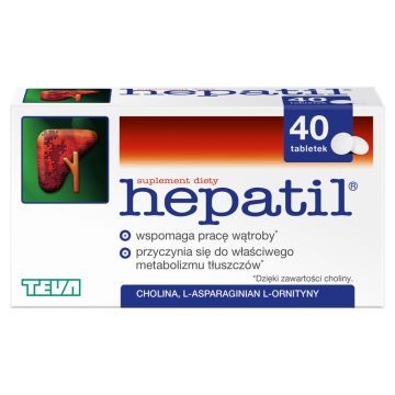 Hepatil, tabletki, 40 szt.